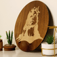 Adiyogi in Dhyan Mudra – Hand Crafted Veneer Art (Brown)