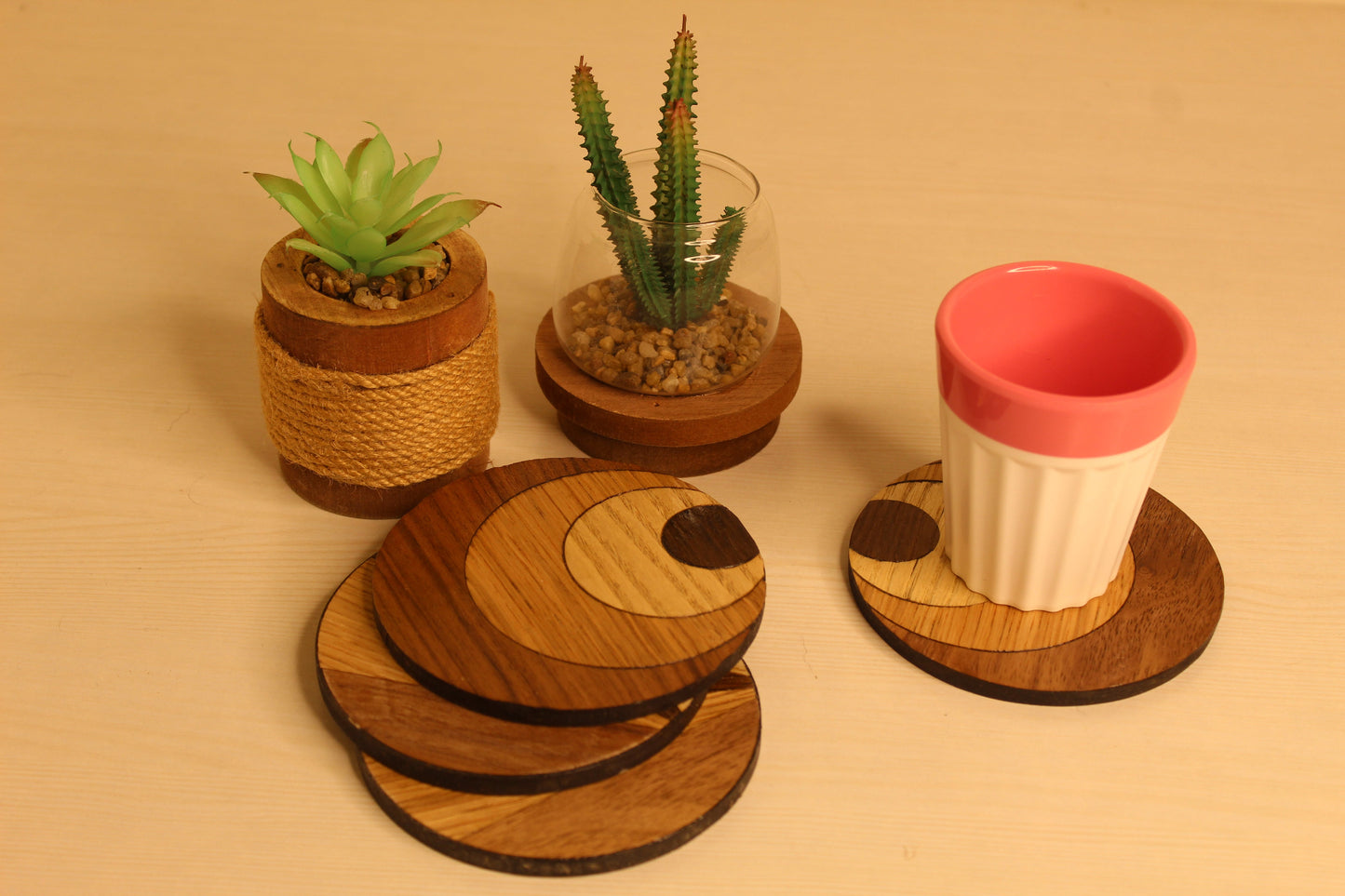 Lunar Eclipse Coasters - Set of 4