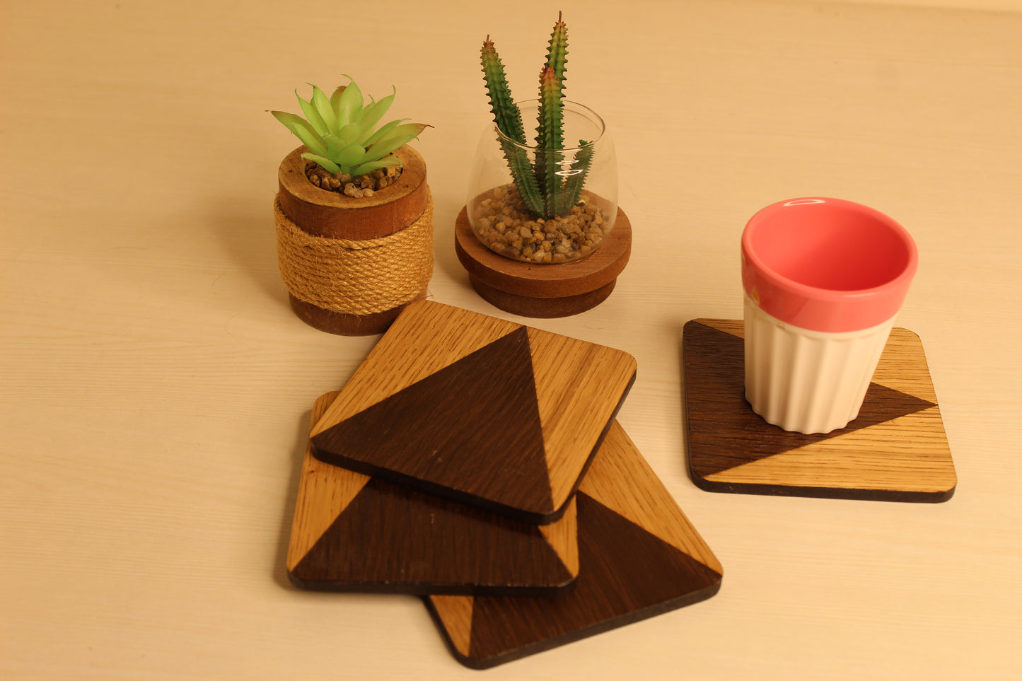 Nordic Edge Coaster – Set of 4