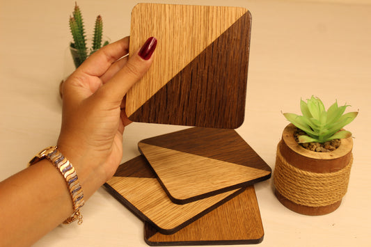 DuoTone Square Coaster – Set of 4