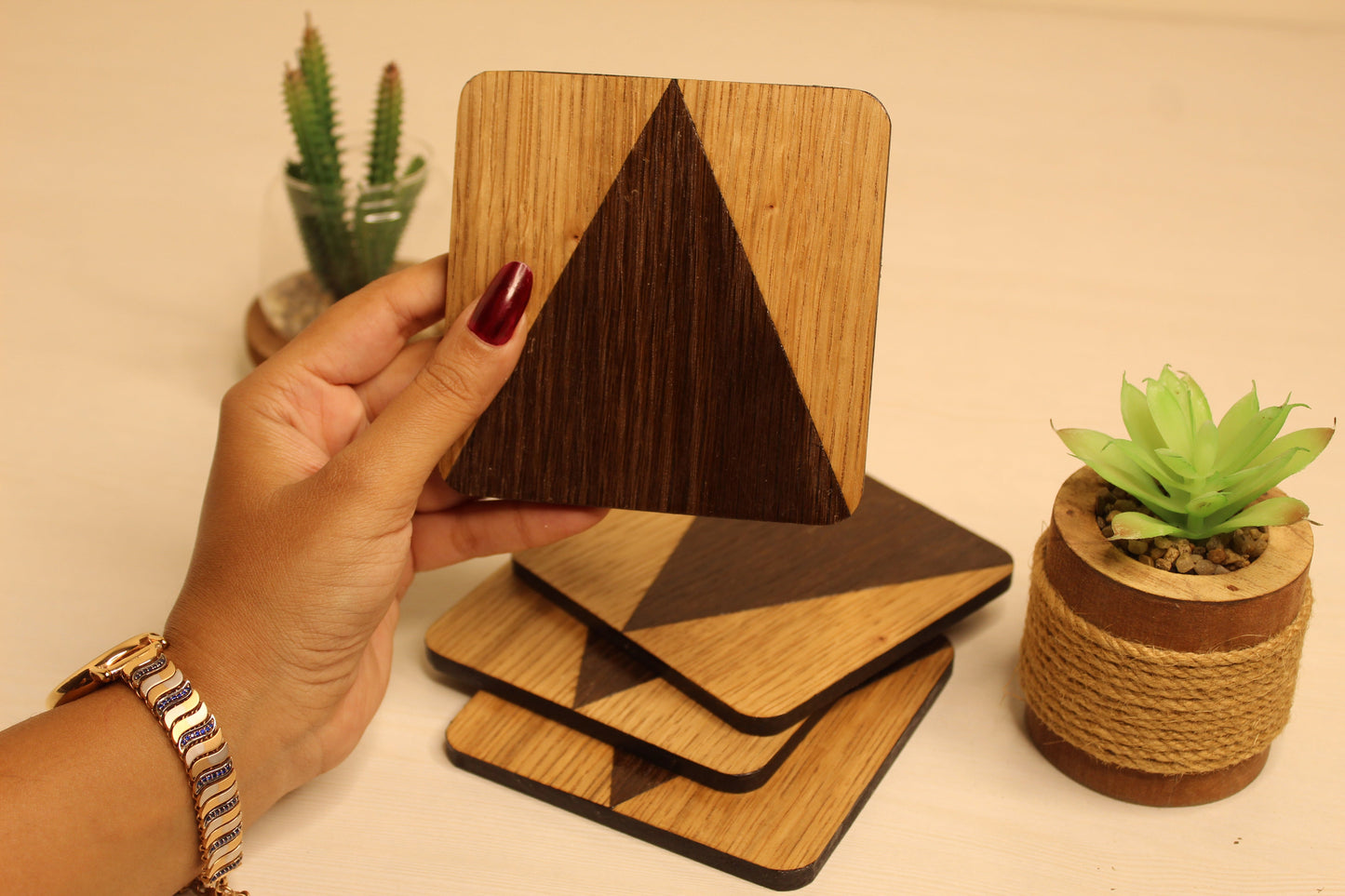 Nordic Edge Coaster – Set of 4