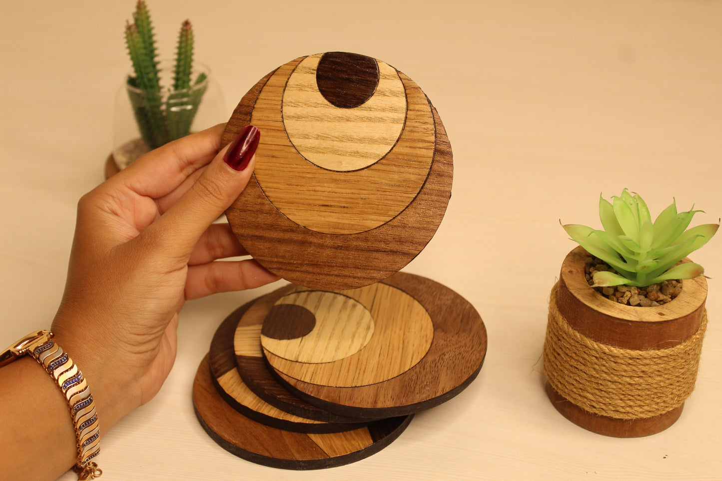 Lunar Eclipse Coasters - Set of 4
