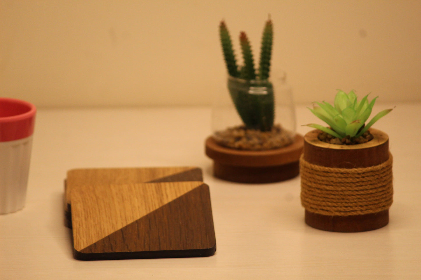 DuoTone Square Coaster – Set of 4