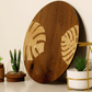 Tropica Leaves-Hand Crafted Veneer Art(Brown)