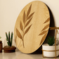 Serene Branch-Hand Crafted Veneer Art(Beige)