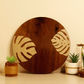 Tropica Leaves-Hand Crafted Veneer Art(Brown)