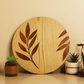 Serene Branch-Hand Crafted Veneer Art(Beige)