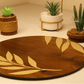Serene Branch-Hand Crafted Veneer Art(Brown)