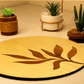 Rustic Banch-Hand Crafted Veneer Art(Beige)